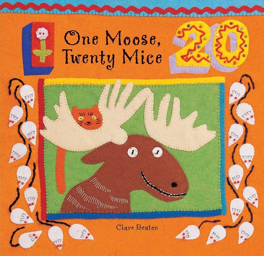Links to One Moose, Twenty Mice (A Barefoot Board Book)