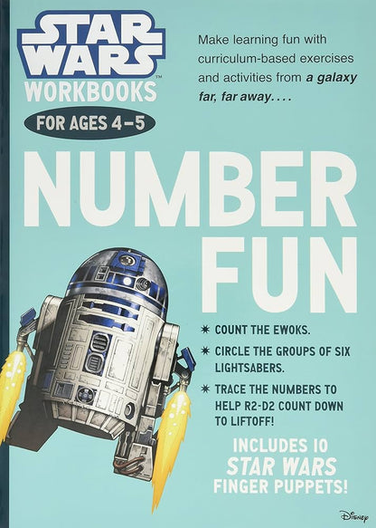 Links to Star Wars Workbooks: Number Fun - Ages 4-5