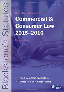 Links to Blackstone's Statutes on Commercial & Consumer Law 2015-2016 (Blackstone's Statute Series)