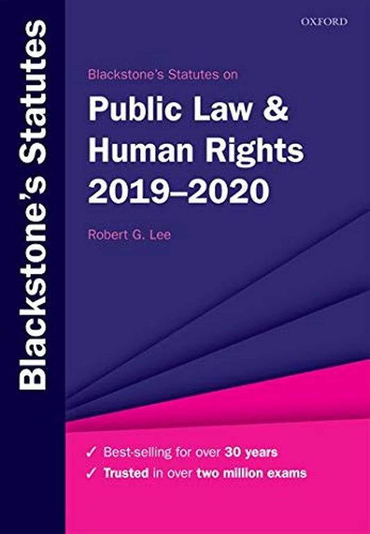 Links to Blackstone's Statutes on Public Law & Human Rights 2019-2020 (Blackstone's Statute Series)