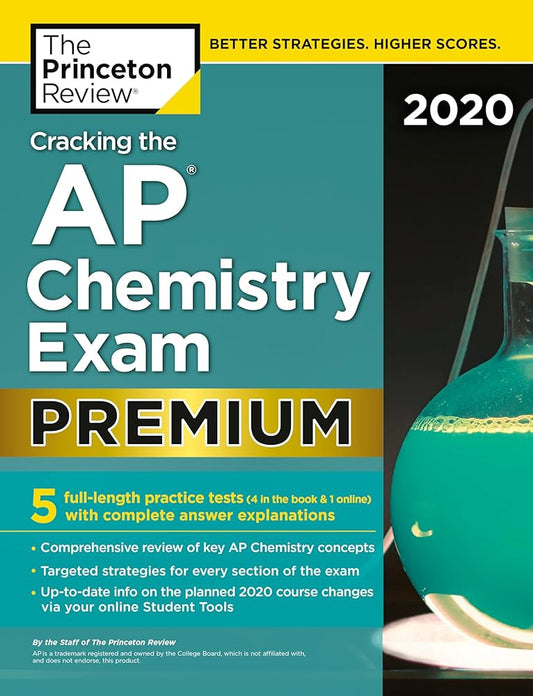 Links to Cracking the AP Chemistry Exam 2020, Premium Edition: 5 Practice Tests + Complete Content Review (College Test Preparation)