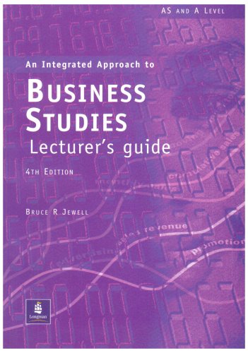 Links to An Integrated Approach to Business Studies: Lecturer's Guide