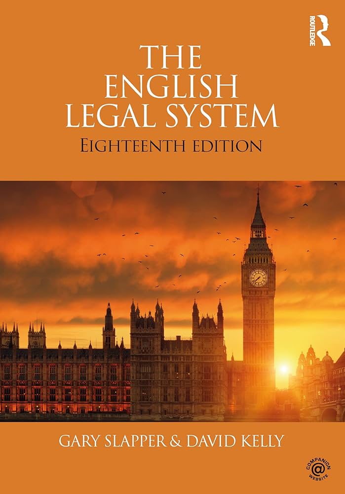English Slapper The English Legal System | Gary Slapper | David Kelly – Dubai - Buy ...