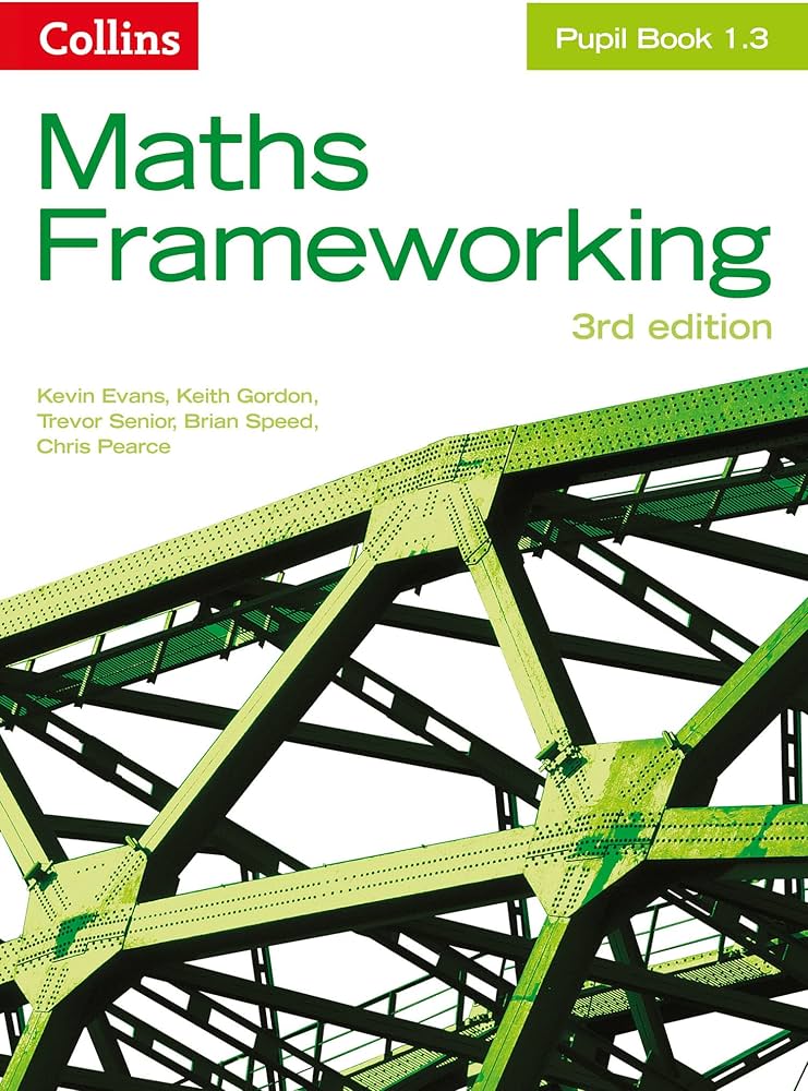 Links to Pupil Book 1.3 (Maths Frameworking)