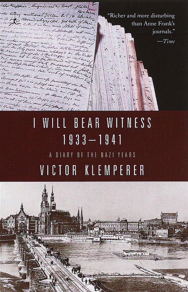 Links to I Will Bear Witness, Volume 1 A Diary of the Nazi Years: 1933-1941