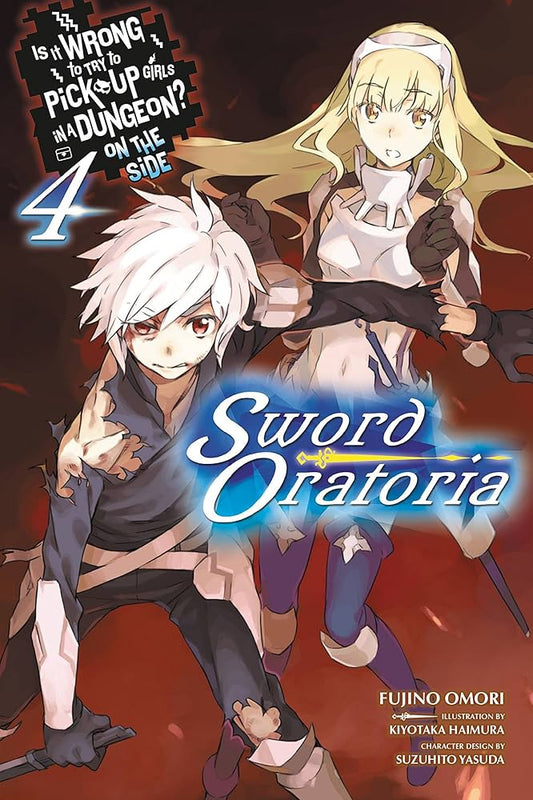 Links to Is It Wrong to Try to Pick Up Girls in a Dungeon? On the Side: Sword Oratoria, Vol. 4 (light novel)