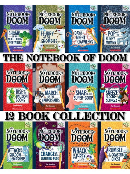 The Notebook of Doom Series Collection (Books 1 to 12) - Dubai - Buy Used/Second-Hand Books - BookHero