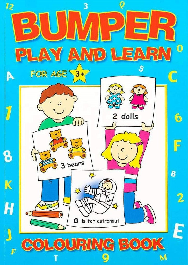 Links to BUMPER PLAY AND LEARN COLOURING BOOK by Alligator