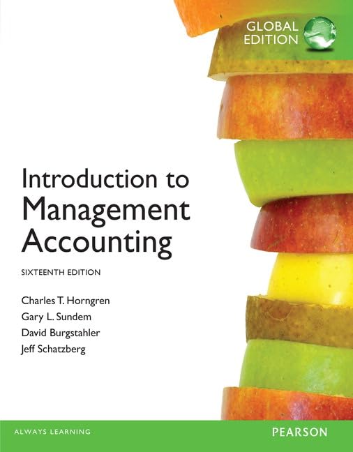 Links to Introduction to management accounting by Charles T. Horngren