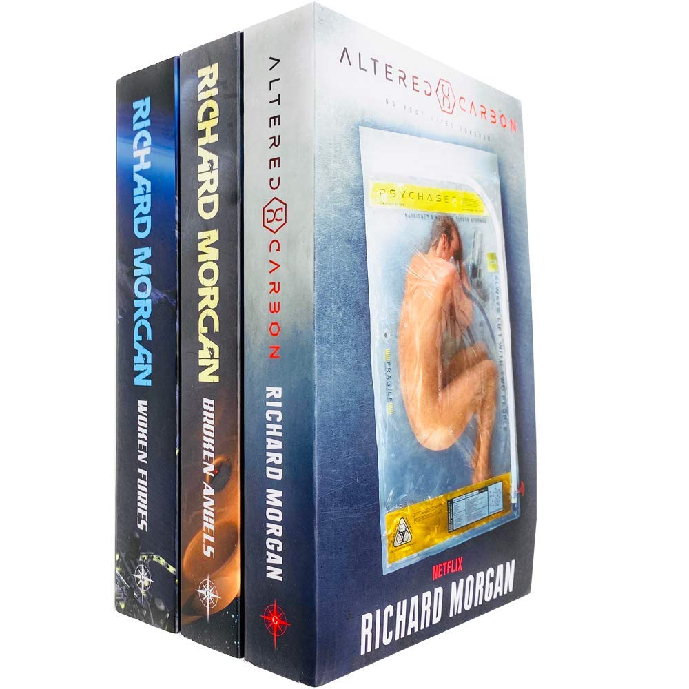 Richard Morgan Altered Carbon Trilogy 3 Books Collection( Altered Carbon, Broken Angels, Woken Furies)