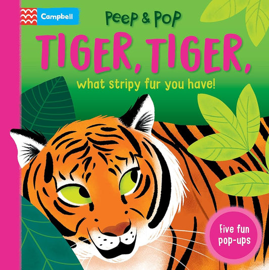 Campbell Books Ltd Tiger, Tiger, What Stripy Fur You Have! (Peep and Pop). - Dubai - Buy Used/Second-Hand Books - BookHero