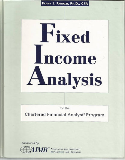 Links to Fixed Income Analysis for the Chartered Financial Analyst Program