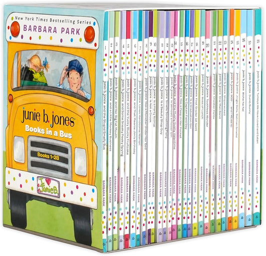 Links to Junie B. Jones Books in a Bus 28-Book Boxed Set The Complete Collection: Books 1-28