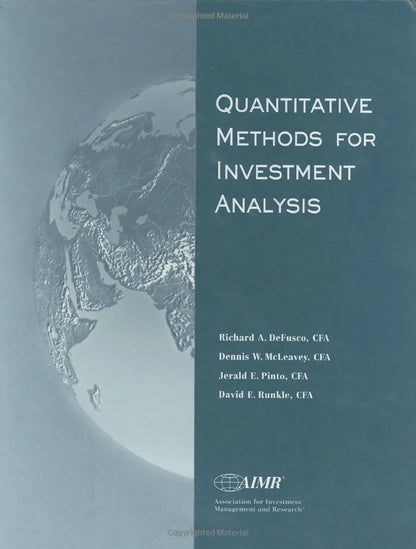 Links to Quantitative methods for investment analysis