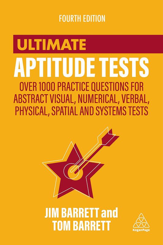 Links to Ultimate aptitude tests: over 1000 practice questions for abstract visual, numerical, verbal, physical, spatial and systems tests