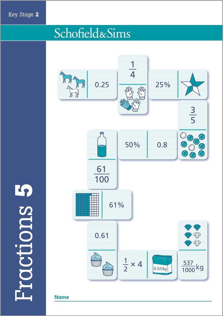 Links to Fractions, Decimals and Percentages (Year 5, Ages 9-10): Book 5 by Steve Mills