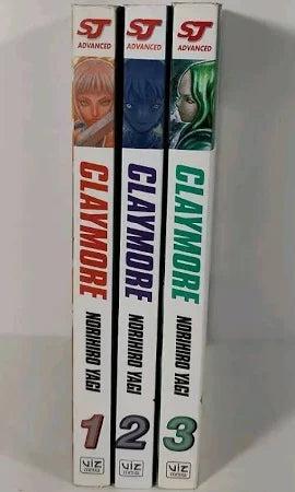 Claymore Manga Volumes 1–3