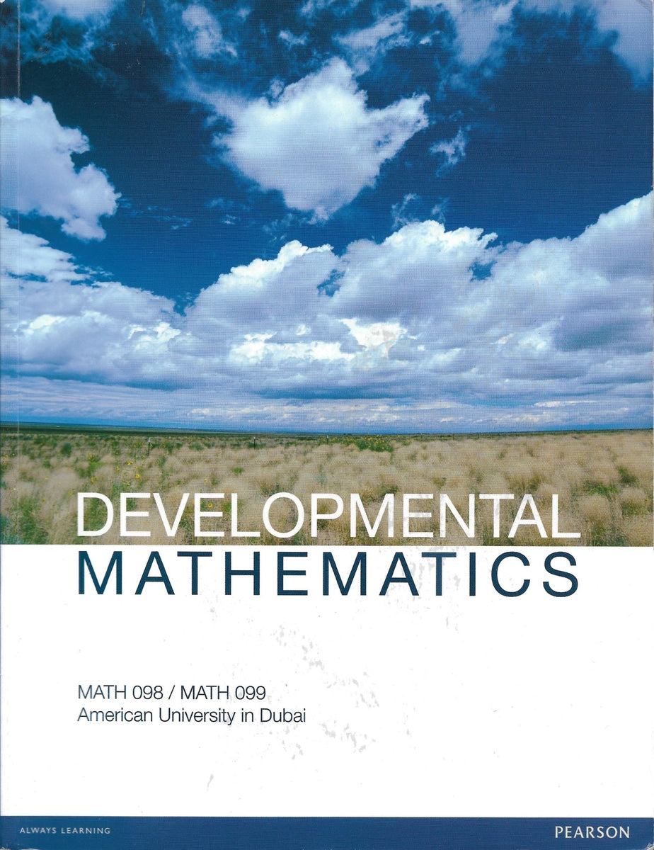 Developmental Mathematics | Maths;098;Math 099 – Dubai - Buy Used ...
