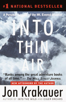 Into Thin Air: A Personal Account of the Mt. Everest Disaster - Bookhero