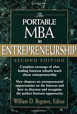 The Portable MBA in Entrepreneurship, 2nd Edition - Bookhero